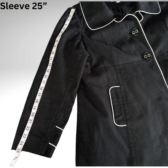 Liz Lange Maternity for Target Poke-A-Dot Black and White Jacket Size XL. - Picture 11 of 17